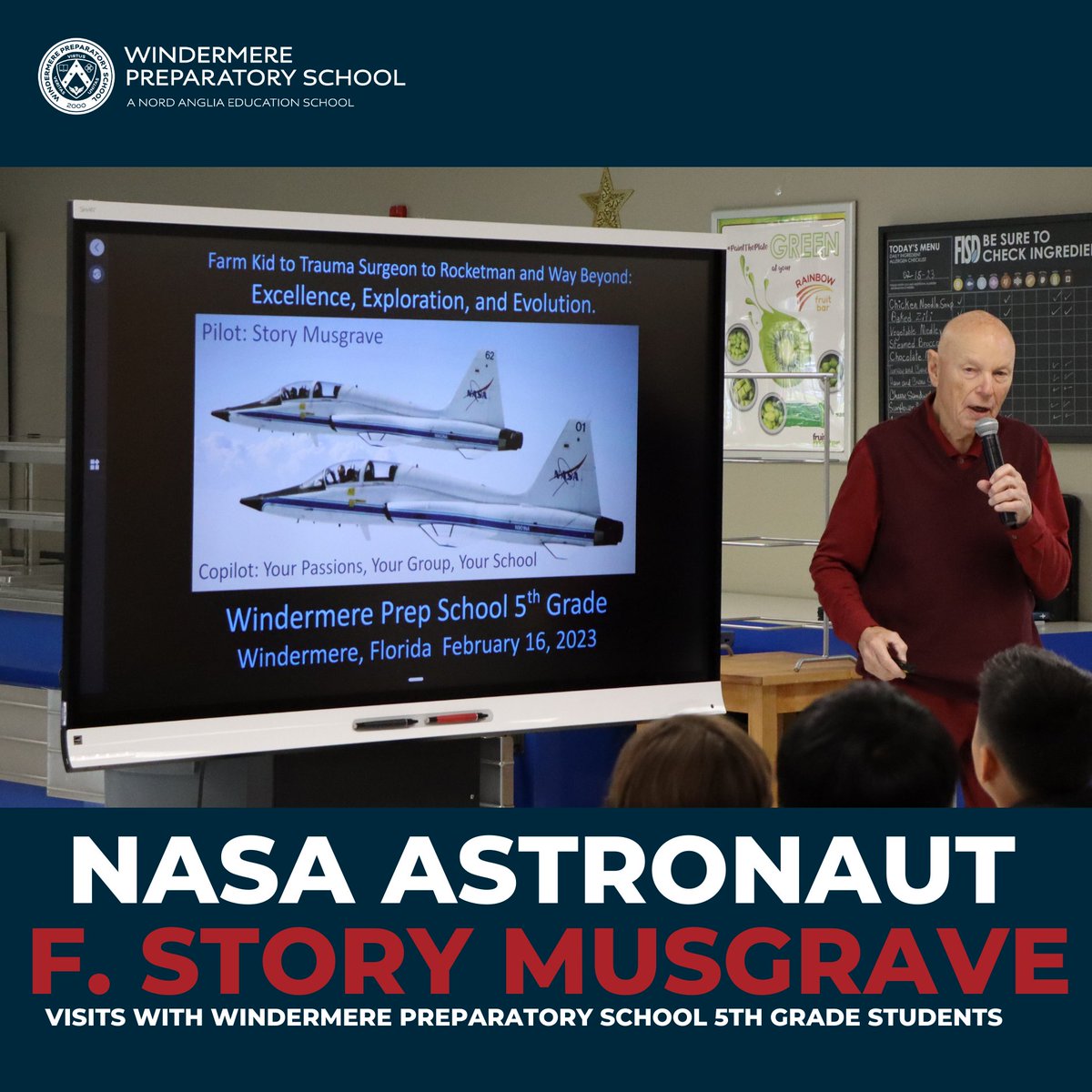 NAEducation's tweet image. We make sure our students get out of this world experiences, like our @WPS_Lakers students who had the chance to speak to a former astronaut! 👨🚀🚀
#CreateYourFuture #NordAngliaEducation
