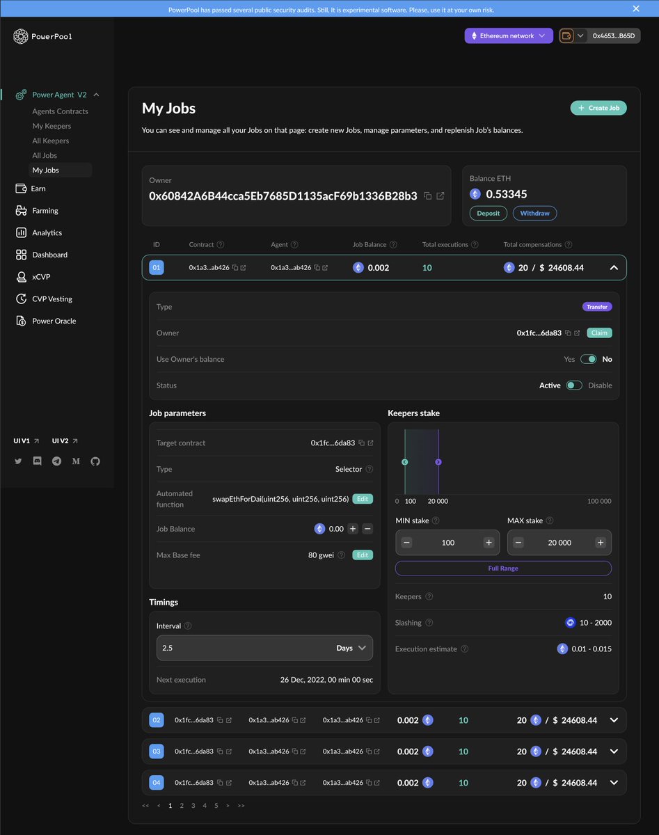 powerpoolcvp's tweet photo. Do you want to automate on-chain action with guaranteed tx execution?

#PowerAgent v2 will solve that!

Here is our brand new UI for Task creation👀

More details👇

$CVP #PowerPool https://t.co/RuQEkWy7jW