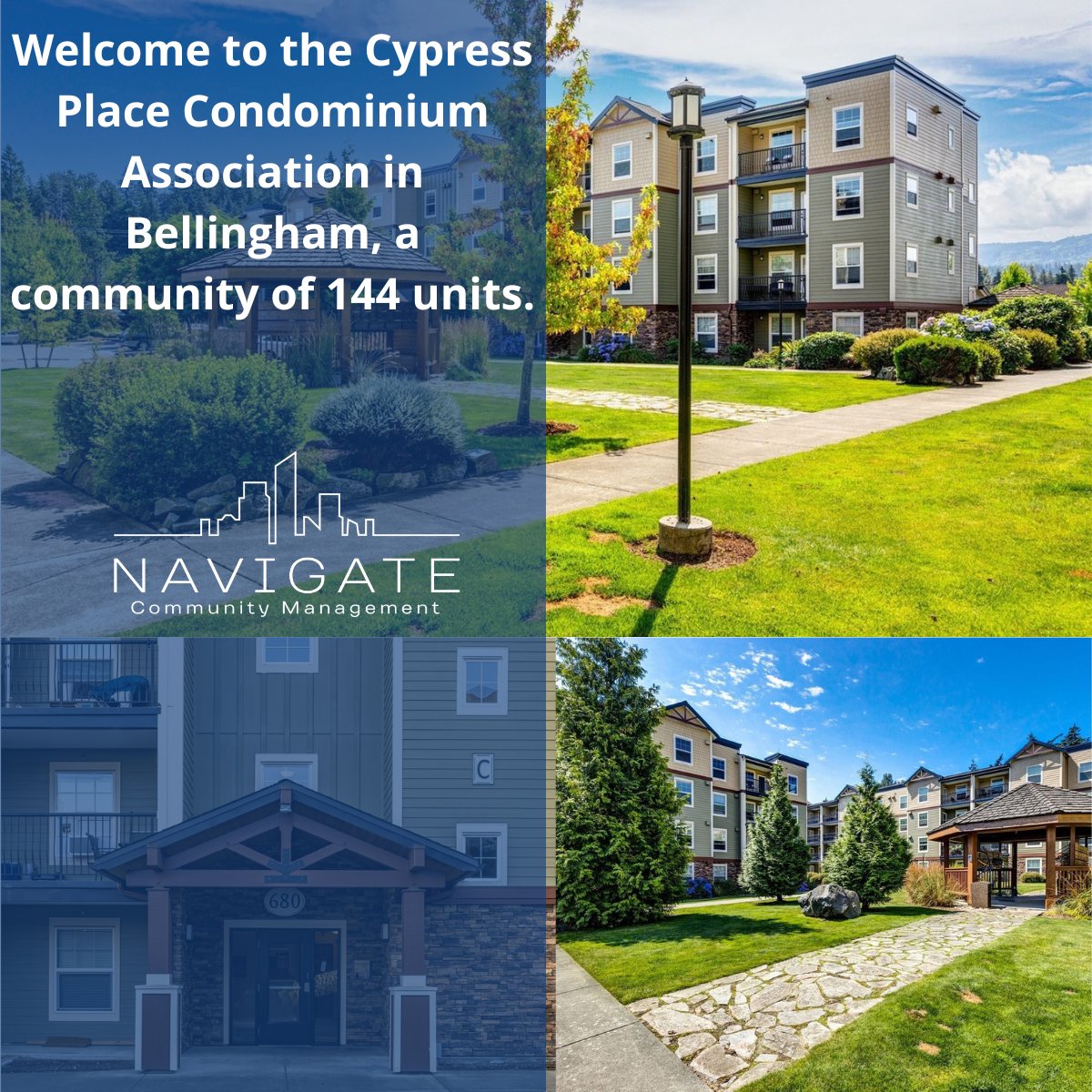 Welcoming another community in Bellingham. Our team is looking forward to serving the Cypress Place Condominium Association, a community of 144 units.
#bellingham #hoamanagement #condomanagement #professionalmanagement  #innoativetechnology #expertservices #communitymanagement
