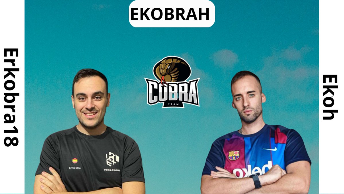 Apresentação Duplas <a href="/play_eFootball/">eFootball</a> 

8°Equipa- EKOBRAH

➡️ <a href="/erkobra18/">Marc Campuzano</a> 
➡️ <a href="/Ekohpes/">Ekoh</a> 

Boa sorte aos dois 🎮