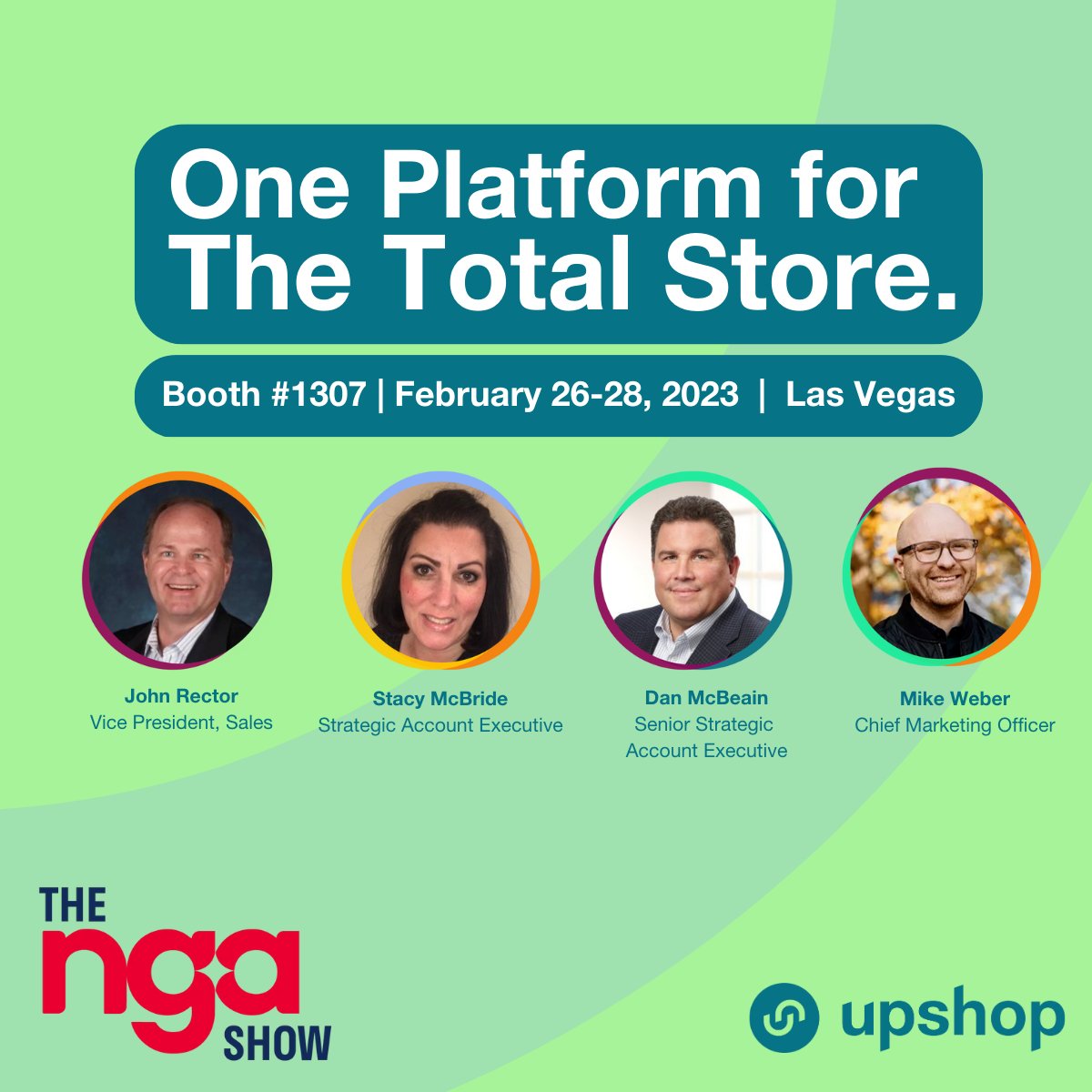 Will you be at the @NationalGrocers show in Las Vegas next week?

Let's talk retail tech. Come visit Upshop at booth #1307!

#NGA2023 #RetailTechnology