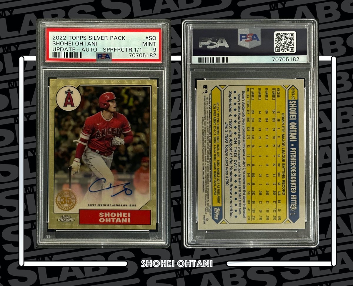 on Twitter "For Sale on MySlabs 2022 Topps Silver Pack