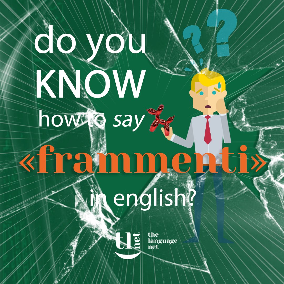 tlnet_training's tweet photo. Sai come dire #FRAMMENTI in inglese? 👉 Per imparare di più follow IG: @tlnet_training⁣⁣⁣⁣⁣⁣⁣⁣⁣⁣⁣⁣⁣⁣⁣⁣⁣⁣⁣⁣⁣⁣⁣

Contattaci per maggiori info. Ti aspettiamo! ⁣⁣😍⁣⁣⁣⁣⁣⁣⁣⁣⁣⁣⁣⁣⁣⁣⁣⁣⁣⁣⁣⁣⁣⁣⁣⁣

#languagelearning  #bilingualistop 
⁣ https://t.co/6e59AFeSve