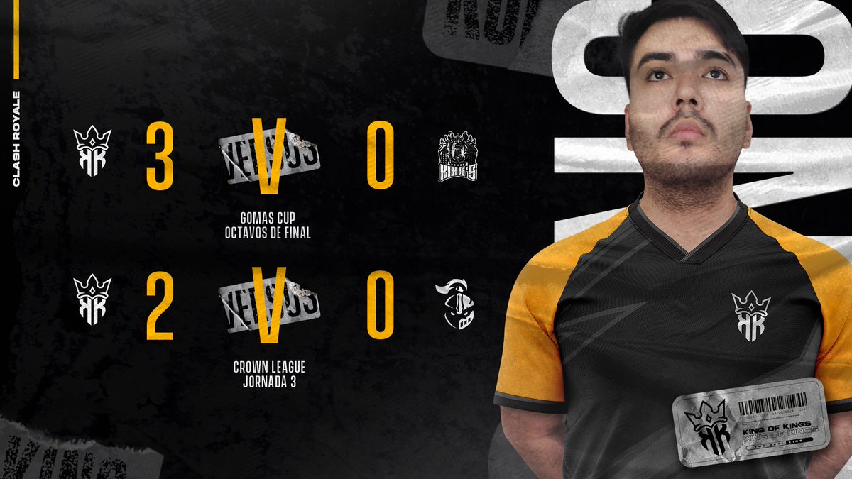 KingOfKings_GG's tweet photo. #CR • Resultados
Logramos una excelente actuación el día de ayer
🏆|• #GomasCup • @Ap3Gomas
📌|• Octavos de final
🆚|• @DemonkingsGG
✅|• 3-0
🏅|• @LeoVargas1616
🏆|• @Crown_League23
📌|• Jornada 3
🆚|• @RL_Latam
✅|• 2-0
🏅|• @Mini__CR
#TheRealKing👑 https://t.co/oAHS9OIkNn