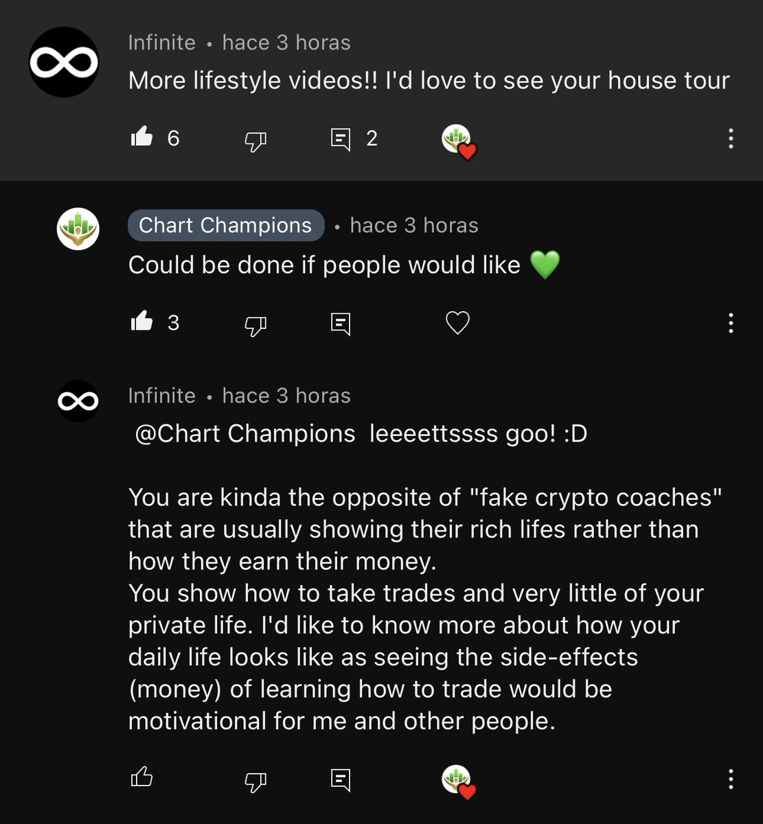 CCPool_Daniel's tweet photo. I prefer to show you about my trades and the insights and knowledge I have gained from trading over the past 12 years, but if people are interested in seeing how I spend the millions of dollars I have made as a result of trading for inspiration I could show small glimpses too? 💚 https://t.co/b1CgR3239q