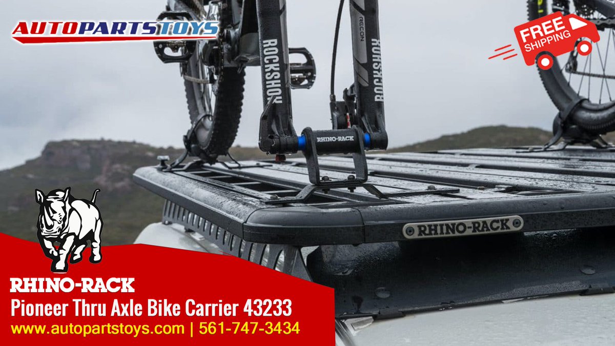 Rhino Rack Pioneer Thru Axle Bike Carrier 43233
#RhinoRack #ThruAxle #BikeTransport #PioneerThruAxleBikeCarrier #OutdoorAdventures #BikeCarrier #Biking #Cycling #BikeTravel #RackSystem #BikeLifestyle #Overlanding #BikeRack #RoofRack #OffRoadAdventures #AdventureReady #Camping