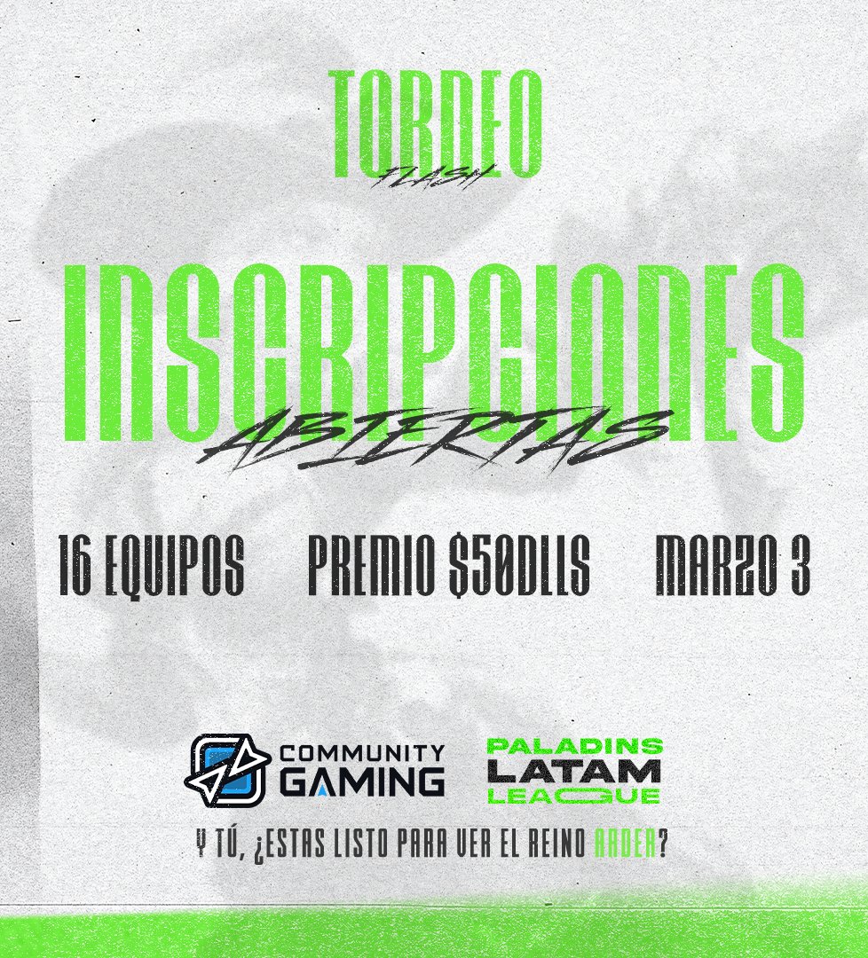 pll_league's tweet photo. INSCRIPCIONES ABIERTAS ✅

Después de unas pequeñas vacaciones, regresamos con este Torneo Flash traído a ustedes gracias a @CommunityGaming 🫡

⬇️Inscribe a tu equipo en el siguiente enlace 
https://t.co/XilSiI4Khw
(Torneo para Elo Platino a Gran Maestro) https://t.co/2nhf5xdxAz