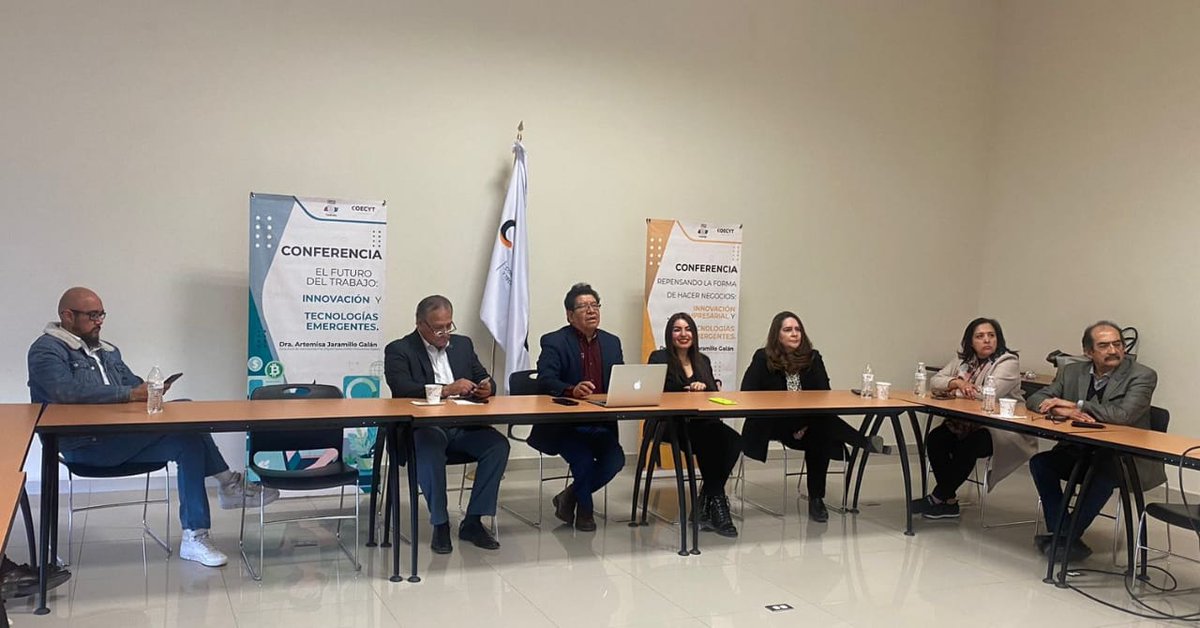 Asistencia y posterior reunión de trabajo con la Dra. Artemisa Jaramillo con el objetivo de impulsar el desarrollo e implementación de tecnologías emergentes en empresas en la Laguna.