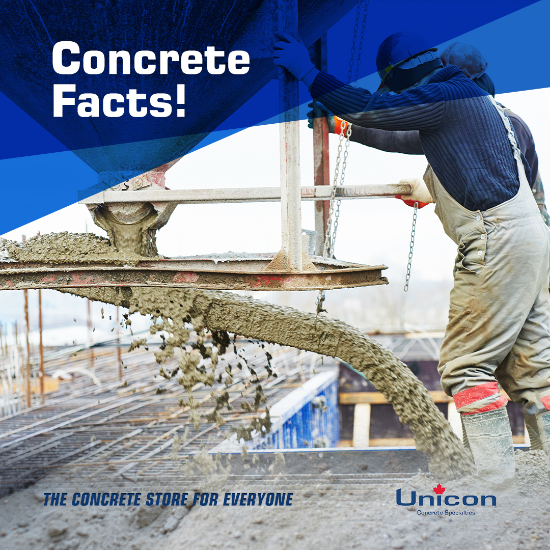 UniconConcrete's tweet photo. Did you know that Concrete is one of the most used materials in the world?

Concrete is used twice as much in construction than any other building material.

Did you know this fact? Let us know in the comments. https://t.co/hHv7o5Ftmt