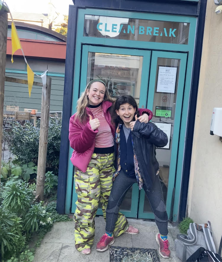 Thank you so much for having us for our rehearsals today <a href="/CleanBrk/">Clean Break</a>! Always such a warm space with lovely people. We had a blast. So excited to open on Thursday @VAULTFestival...!👀🎟️➡️ bit.ly/3S8K4LH