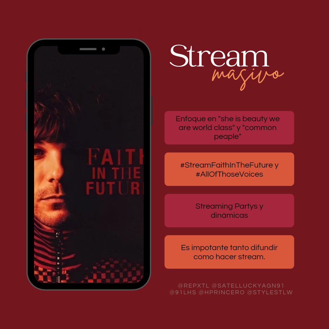 slutdecode's tweet photo. con mi gc venimos a traer un proyecto de stream masivo para que las canciones de Faith In The Future lleguen a 10 millones de reproducciones y para aumentar los números de louis #StreamFaithInTheFuture #AllOfThoseVoices https://t.co/MNwf8Vl5RD