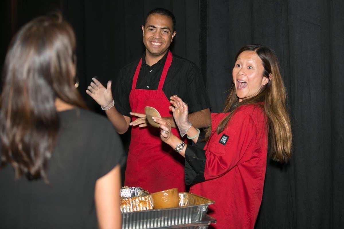 Official_AlexB_'s tweet photo. A big happy birthday to my friend @chefkatiechin! 🥳 Here are some memories from over the years to celebrate you. One of my favs was being your side-cook for a non-profit #FoodForward event in Los Angeles. Continue to always be your authentic and energetic self. 😊 https://t.co/bIJs2gkmzF