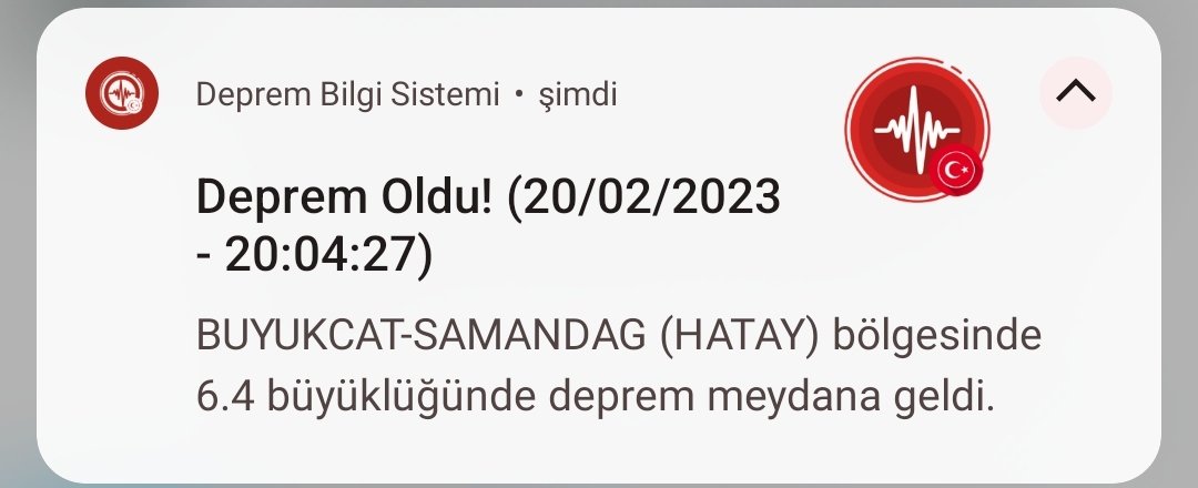 Yine şiddetli sallandı, Rabbim yardım etsin 🤲🤲