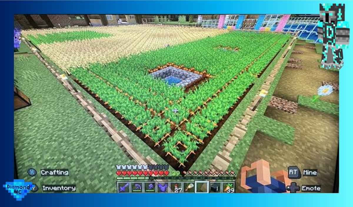 ThisDiamondMc's tweet photo. Minecraft Survival World Tour Picture 20:
Crop Farms,

#thisdiamondmc #diamondmc #diamondmcgaming #minecraft #minecraftsurvival #minecraftworld #worldtour #mc #minecrafttour #minecraftworldtour #mcsurvival #survival https://t.co/R7R88J8dXC