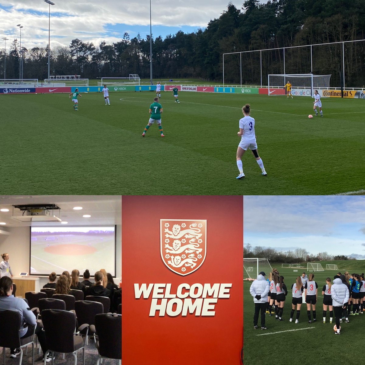 An insightful two days spent at St. George’s Park on camp with @Lionesses U18s Head Coach Gemma Davies, a real insight into match preparation and attention to detail. Thanks to all the staff and squad for their openness and for making me feel so welcome 🏴󠁧󠁢󠁥󠁮󠁧󠁿⚽️📝