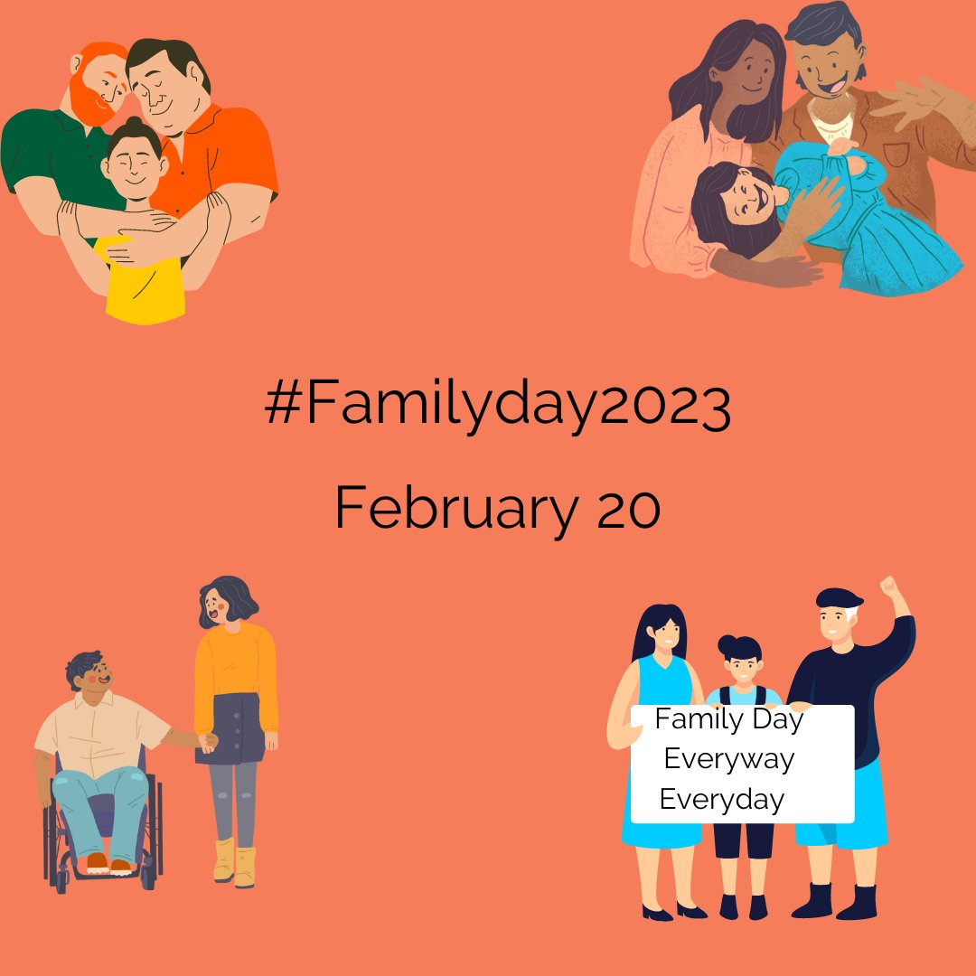 On this #familyday, February 20, let’s look at our families and #celebrateeveryone for the wonderful gift they are. Together, we bring out the best of each other.