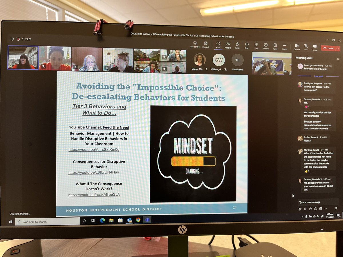 HISD_ACC's tweet photo. Great session this morning! De-escalating behaviors! #empowerstudents #promotestudentsuccess @Dra_CastilloC @GlendaCalloway1 @KarenJoHISD #hisdcounselors https://t.co/85RkaWE7JO
