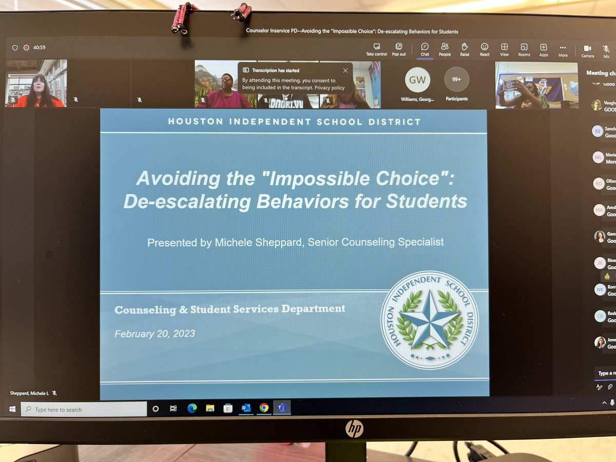 HISD_ACC's tweet photo. Great session this morning! De-escalating behaviors! #empowerstudents #promotestudentsuccess @Dra_CastilloC @GlendaCalloway1 @KarenJoHISD #hisdcounselors https://t.co/85RkaWE7JO