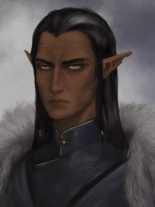 Some portraits for our Curse of Strahd game! Goal is to eventually give most major NPC's a fresh  coat of paintIn order they were introduced : Ismark, Rahadin, Vasilli 