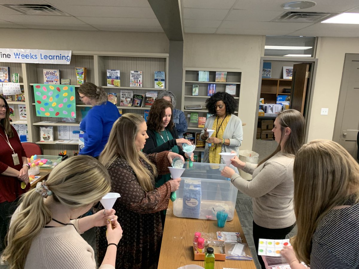 District Literacy coach Amanda Fenner hosted a workshop with PreK assistants in <a href="/JCS_TLC/">JCS The Learning Center</a> to help build their understanding of literacy and how it is taught in the classroom. They completed different fun activities and learned ways to ensure their students having fun and engaged.