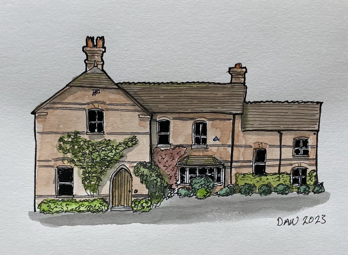 alsodanartisan's tweet photo. I now only have one left to paint.
Watercolour added to this Rectory.
#sketchbook #watercolor #sketching #rectory https://t.co/iwPVfWtKmJ