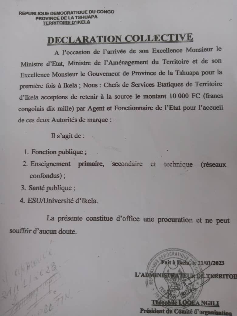 Ministère de l'Aménagement du Territoire de la RDC tweet media