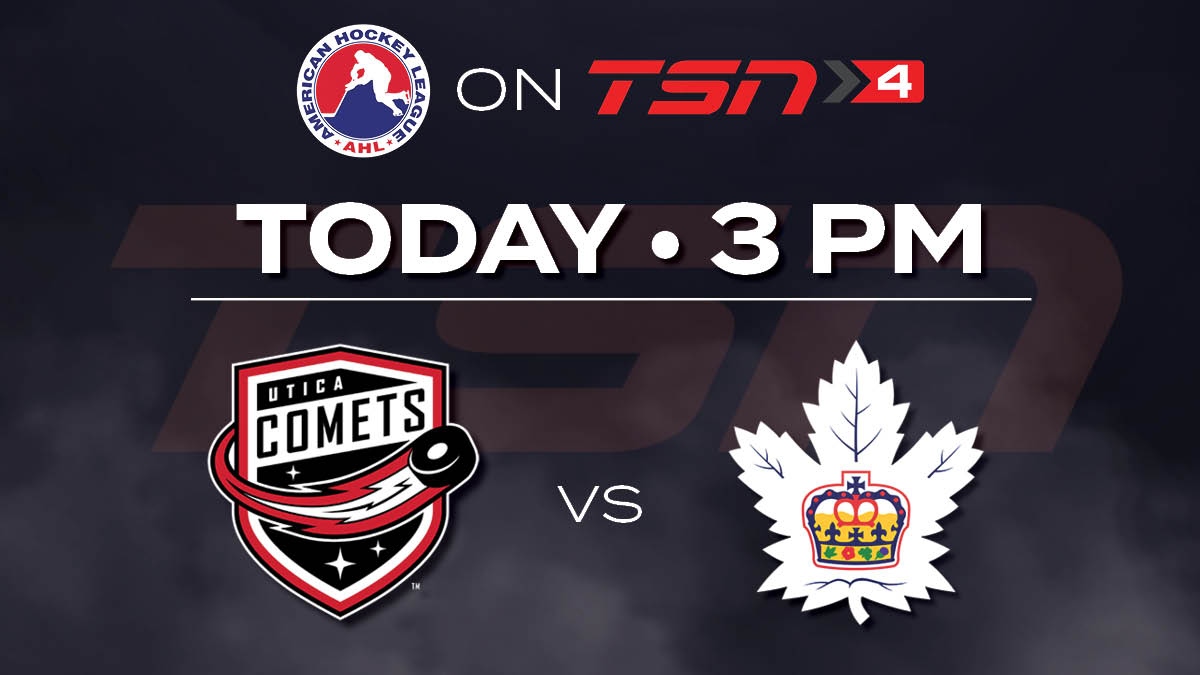 TheAHL's tweet photo. Boom. Monday hockey.
#AHLToday
📅: February 20
📺️: https://t.co/gjMuSbtKI1
#UTCvsTOR on TSN4 https://t.co/yzLR4ox7Yp