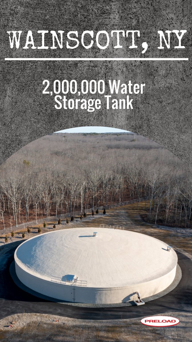 PreloadTanks's tweet photo. More tanks in the Northeast!

This 2 MG water storage tank is in Wainscott, NY.
Built for Suffolk County Water Authority. https://t.co/pASgZJmC5n