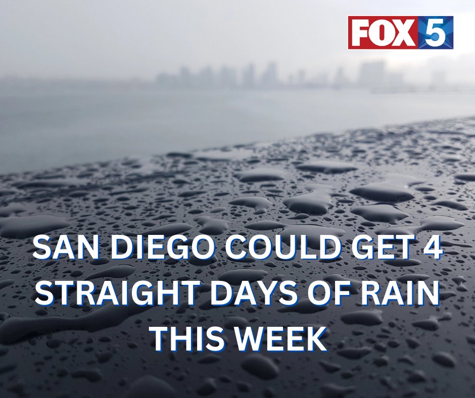 FOX 5 San Diego on Twitter "It looks like more wet weather is on the