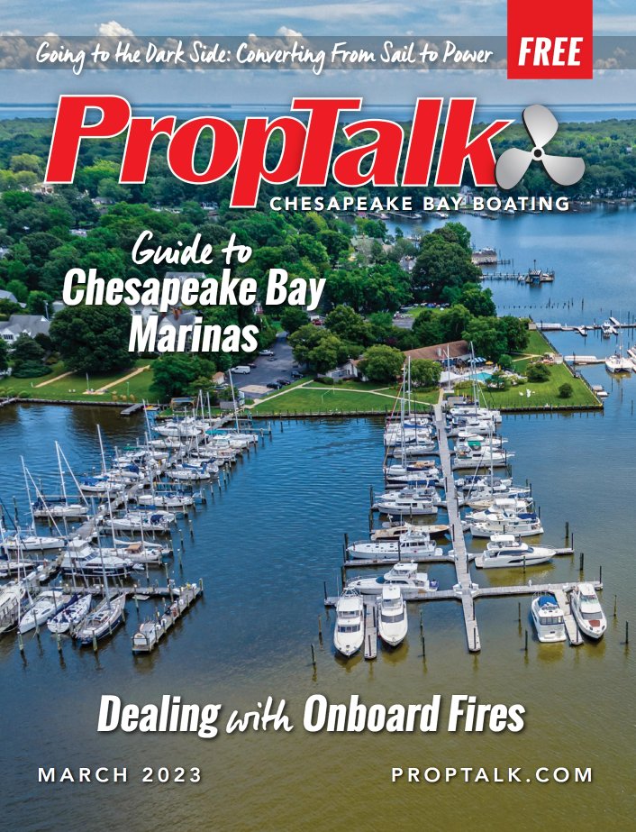 Our March issue has hit the docks! Visit proptalk.com/read-proptalk-… to read it online for FREE! Photo courtesy of Chesapeake Yacht Club #chesapeakebay #marinas #boating #maryland #virginia