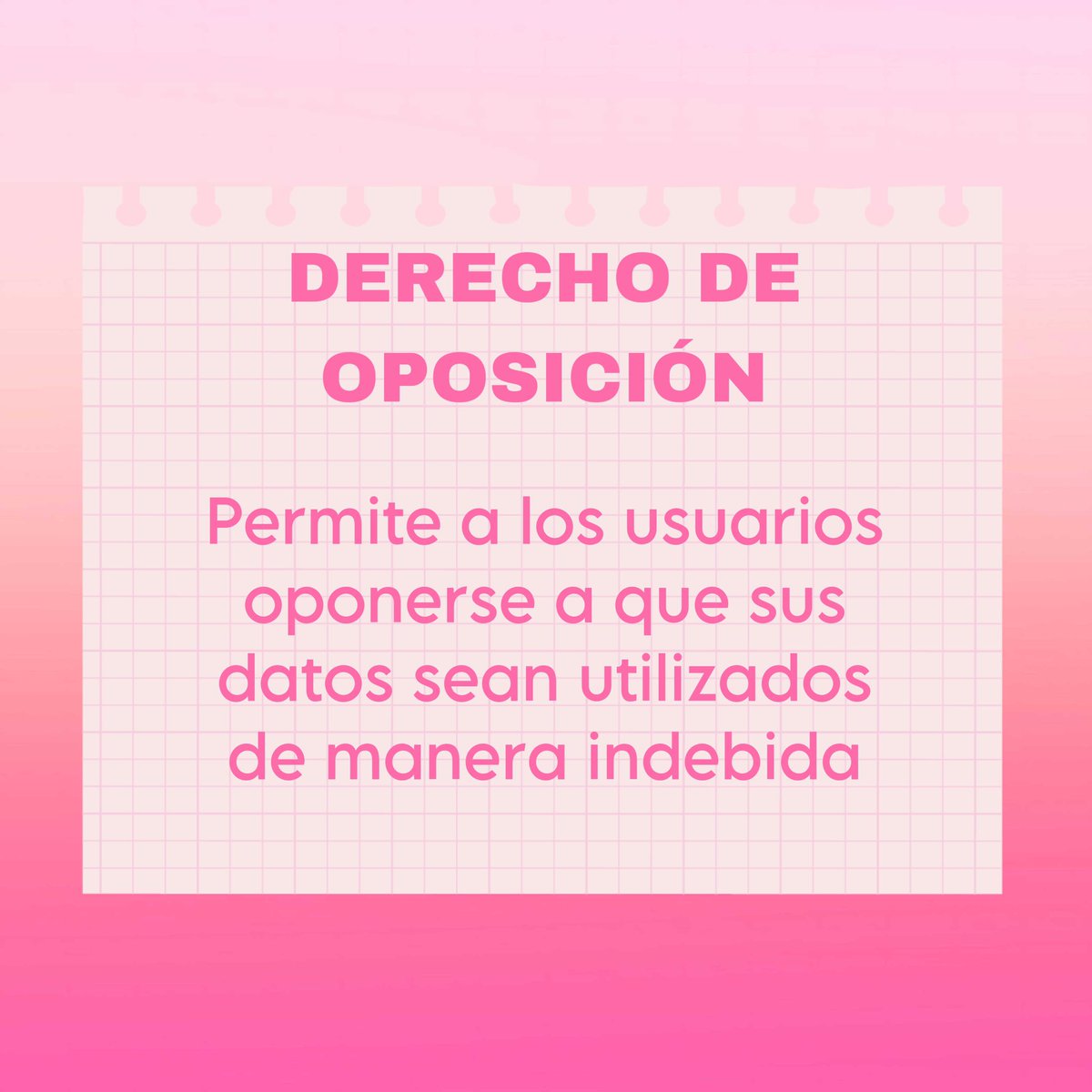 tecnofilicas's tweet photo. Según los derechos ARCO, todos los usuarios tienen derecho a acceder, modificar, eliminar o cancelar sus datos. ¿Los conocías? ✨ https://t.co/NupmaxY5EN