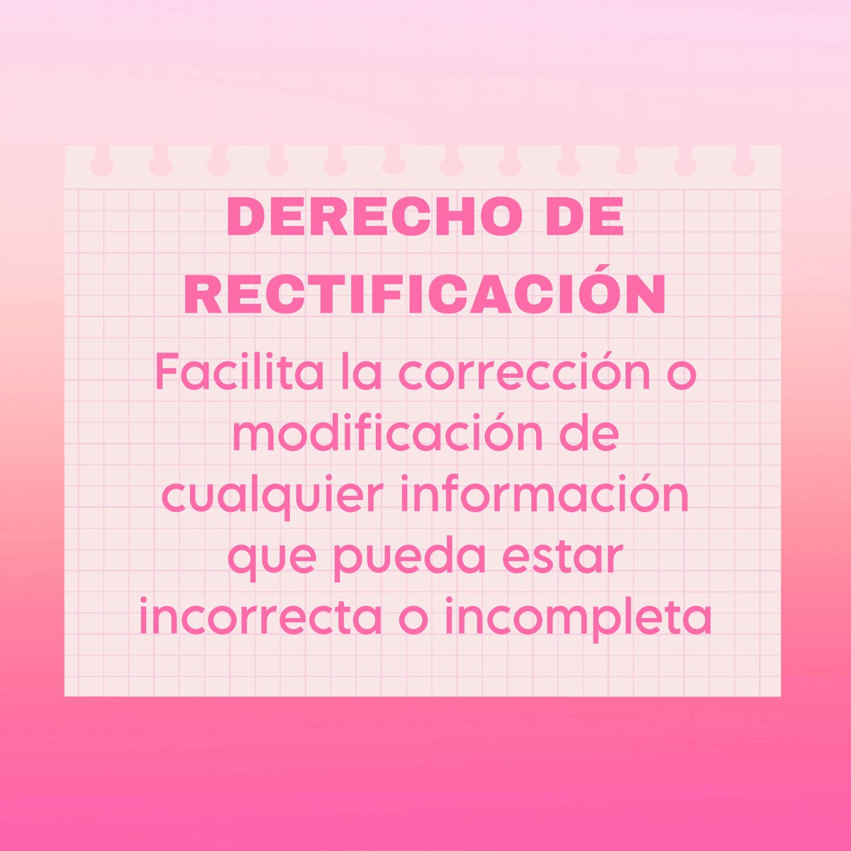 tecnofilicas's tweet photo. Según los derechos ARCO, todos los usuarios tienen derecho a acceder, modificar, eliminar o cancelar sus datos. ¿Los conocías? ✨ https://t.co/NupmaxY5EN