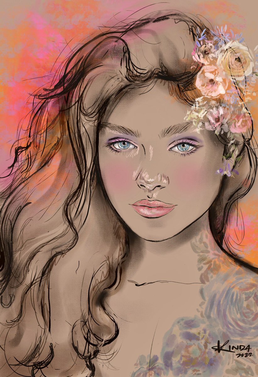 GM ☀️ I owe my fam an apology for being away from Twitter and art for so long. I have been focused on my new job and family matters. I have not given up and excited to be trending on <a href="/KnownOrigin_io/">KnownOrigin.io</a> today🔥 for Inked Rose. #NFTartwork 

knownorigin.io/gallery/212350…