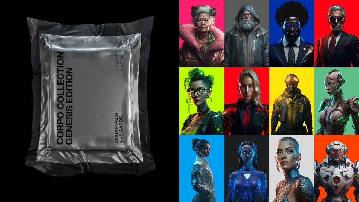 Collect yours now, the Genesis Corpo Avatar collection from <a href="/Planetix0/">PLANET IX</a> X <a href="/arcadenfts/">ArcadeNFT</a>  

To celebrate, we at Arcade Corp are giving away some Avatar Packs, each with a chance of 1-5 Avatars👀✨
🚨Any interaction with this tweet counts as entry 🚨
♥️🗨️♻️
#nftart #PFP #web3community