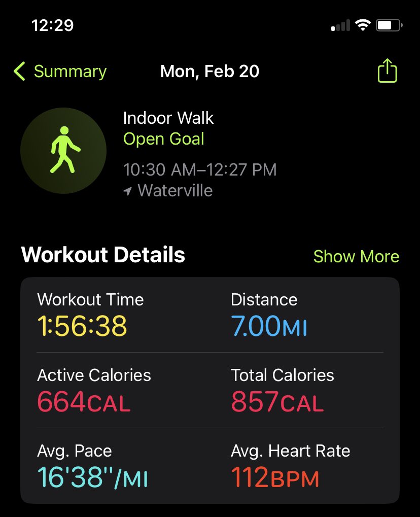 MathieuRegan17's tweet photo. Happy Monday @Funntastic and @favesoccermom ! Walked half of the half marathon. Apparently died on miles 3&4. π
Played it dangerous on mile 6. π
Feeling good overall. Got some brooks trail shoes for when I can get outside next month! #IndyMiniTraining https://t.co/EQHvkS9OFp