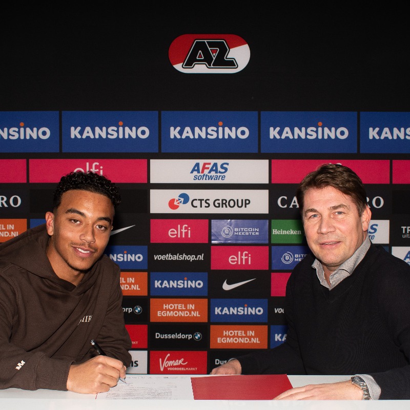 AZAlkmaar's tweet photo. ๐ถ ๐ฝ๐๐ ๐ฉ๐๐๐
๐๐๐๐๐๐๐
๐๐๐ ๐ถ
๐๏ธ Myron heeft zijn handtekening gezet onder een nieuw contract tot medio 2027!
#AZ #MvB19
