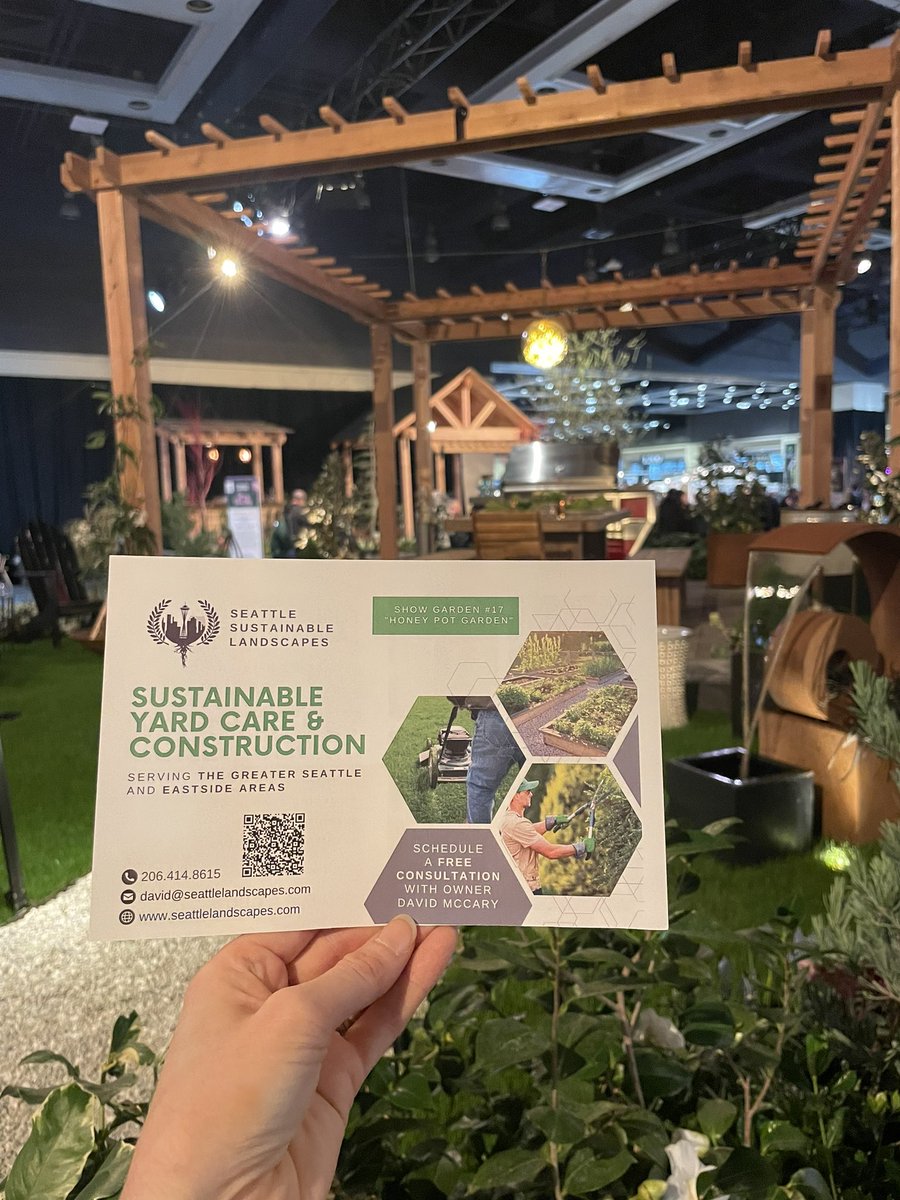 We were proud to join our friends at the WA Association of Landscape Professionals (WALP) this past week in creating show garden #17 “Honey Pot Garden” at the <a href="/NWFGS/">Northwest Flower & Garden Festival</a>! 💐 #NWFGS