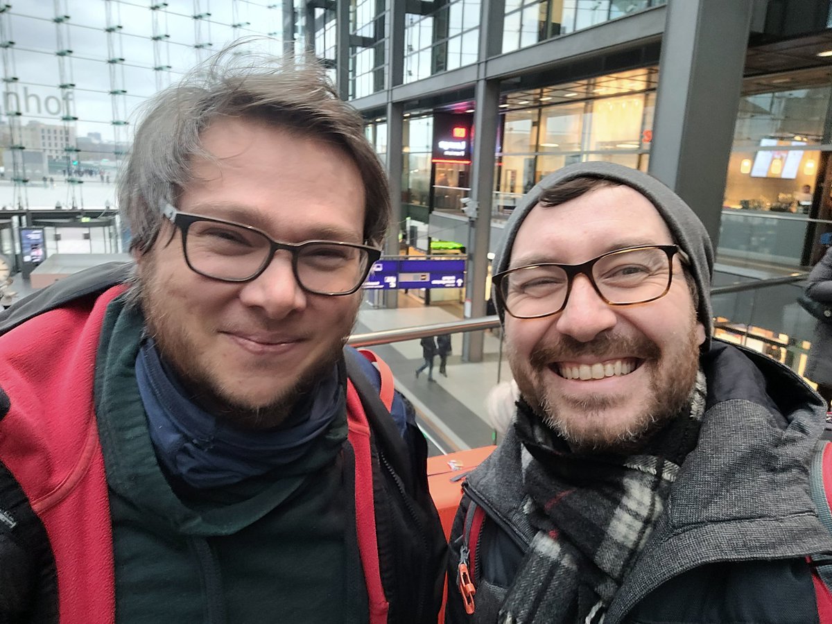 Hey Reapers! 💀
After countless video calls, I finally met our amazing programmer <a href="/DctrElectro/">Alexander Leps. ⚡ DATAMINERS</a> in IRL!  🖤

We also got a huge surprise for you guys that we'll tell you about tomorrow! Who's hyped???

Stay tuned! 🕷

#GameDev #IndieDev #AdventureGames #PointAndClick #IndieGames