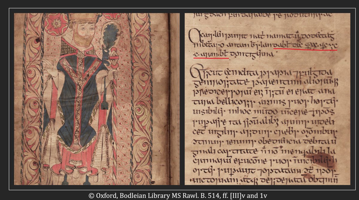 eDIL_Dictionary's tweet photo. The 1st in a new series of #DateoftheDay:
Beatha Cholaim Chille 'The Life of Colum Chille'
The main manuscript gives the time of writing as 'da bliadain dec ar .xx. ar cuic .c. ar .m. bliadan' (12 years upon 20 upon 500 upon 1000 years)
That's 1532 to you and me! https://t.co/hBAmydSyRa