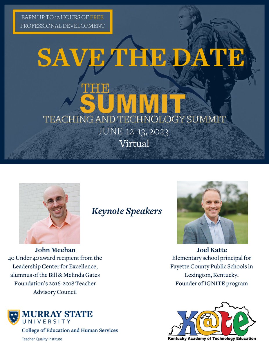 What are you doing this summer? Join us for FREE PD! bit.ly/MSUSummit