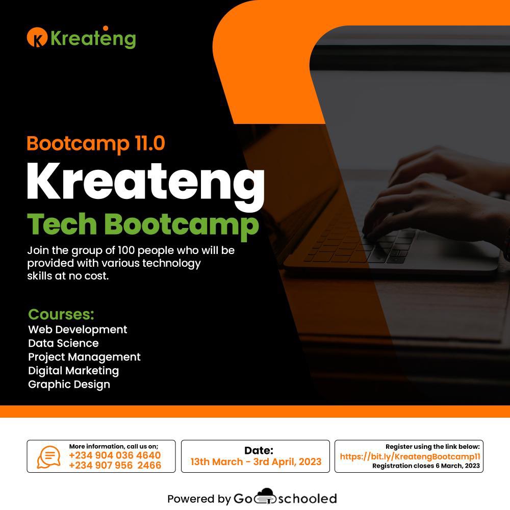 Oladele's tweet photo. If you are thinking that you want to leave this country, learn this before you leave.

- Web dev
- Data science 
- Digital marketing 
- Graphics design

If you are serious about learning this, apply for this. Please if you can support 1 or 2 people to learn this, please send a DM https://t.co/20ryG4AdmW