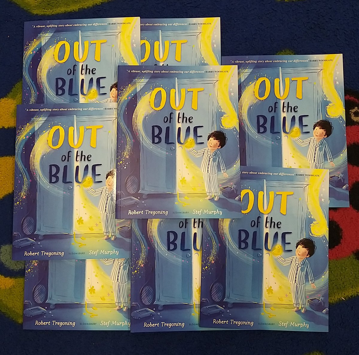 Catton Grove Primary Love Reading! (@cattongrove) on Twitter photo The highlight of our day was handing out 23 copies of <a href="/bobtregoning/">Robert Tregoning ๐</a> and <a href="/StefMurphyArt/">Stef Murphy</a>'s 'Out of the Blue' book to each of our teachers. Ready for our whole school picture book focus on World Book Day. Thanks to <a href="/Bookbugsdragon1/">Bookbugsdragontales๐</a> for sourcing; they are of great beauty! ๐๐๐ The highlight of our day was handing out 23 copies of <a href="/bobtregoning/">Robert Tregoning ๐</a> and <a href="/StefMurphyArt/">Stef Murphy</a>'s 'Out of the Blue' book to each of our teachers. Ready for our whole school picture book focus on World Book Day. Thanks to <a href="/Bookbugsdragon1/">Bookbugsdragontales๐</a> for sourcing; they are of great beauty! ๐๐๐