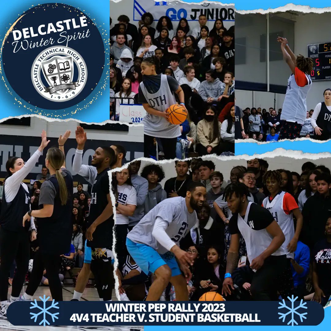 For the first time in almost 10 years, we had a Winter Pep Rally! Cougars were happy to celebrate our winter sports, compete in 4v4 Teacher vs. Student Bball, Hula Hoop Relay, and crown first-ever Ice Ball Royalty. New tradition? ❄️  #NCCVTworks #CougarNation <a href="/drcomegys/">Justin Comegys</a>