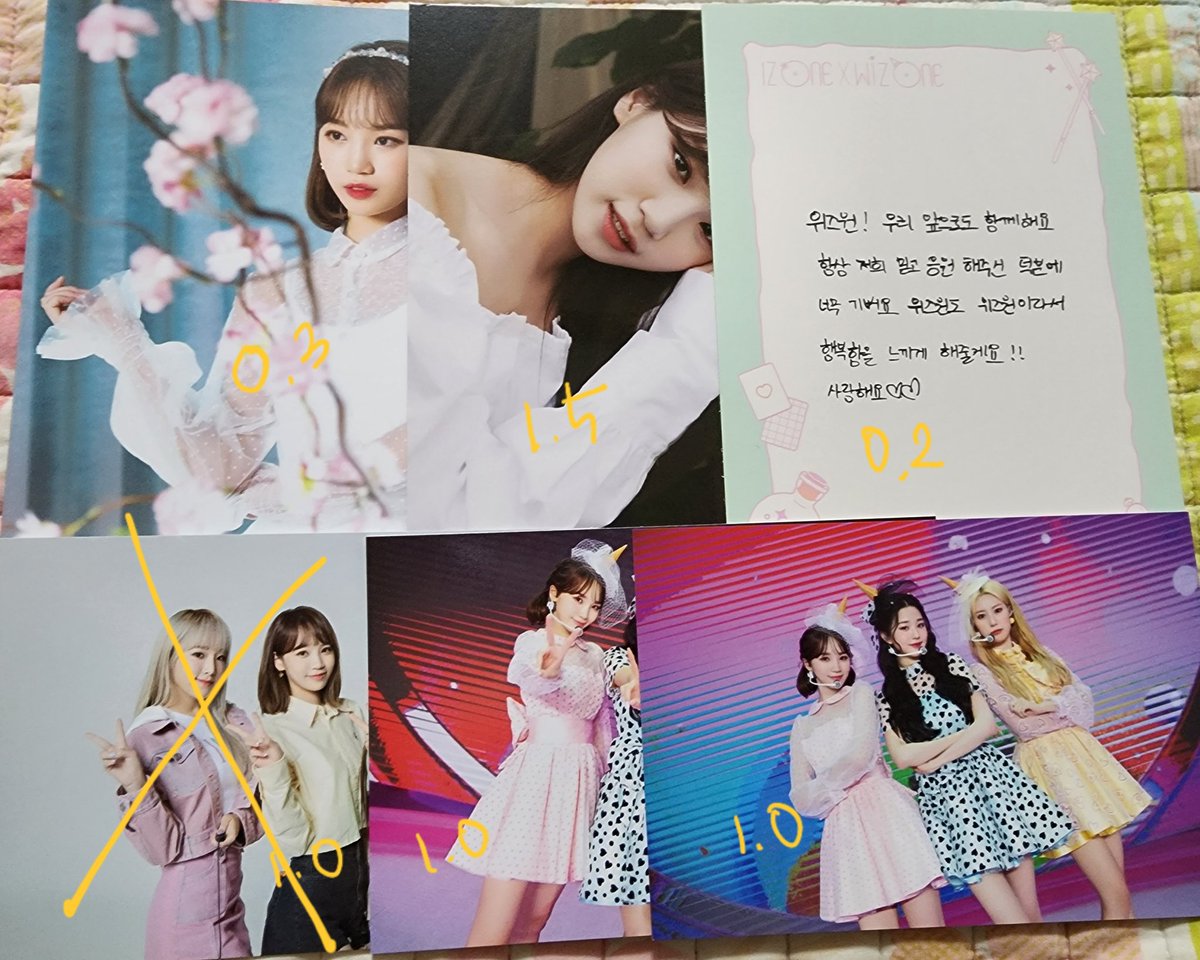 yangdojoa44's tweet photo. 르세라핌 아이브 채원 포카 양도

👉 준등기 +1800 / 반택 +1600
👉 2장부터 거래⭕️ / 가격 조정가능

#채원 #아이즈원 #미공포 #포카 #양도 #김채원 #르세라핌 https://t.co/2SeEqFMG9g