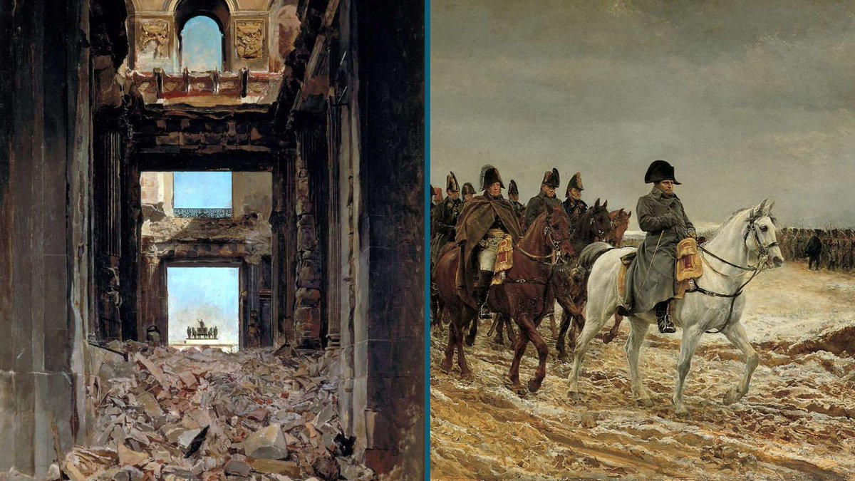 Histoire_image's tweet photo. Le peintre Ernest #Meissonier est né #CeJourla #21février #1815. Il peint les ruines du #PalaisdesTuileries après l’incendie de 1871. Son chef-d’œuvre est "La campagne de #1814" dans laquelle s'inscrit toute la légende de #Napoléon.
https://t.co/LSQUlvpZvf @MuseeOrsay https://t.co/Kjc3Fcq0oz
