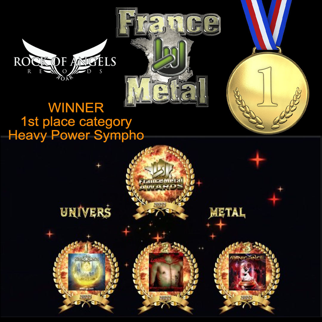 🔥 -= Gold Medal =- 🏆🥇👑
A very big and big thank you to all those who voted for us for this 5th edition of the France Metal Awards 2022 🙏 We are very happy!
Thanks to all of you, we climbed to 1️⃣st place 🔥
THANKS