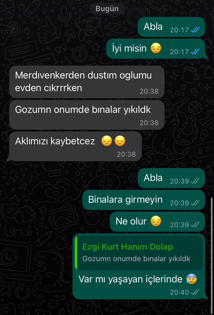 Hatay’da 6.4 deprem !

<a href="/AFADBaskanlik/">AFAD</a> lütfen çok acillll !!!
Lütfen yardımmmmmmmm 😭😭😭😭 
Hatay İskenderun lütfen yardım edin !!!