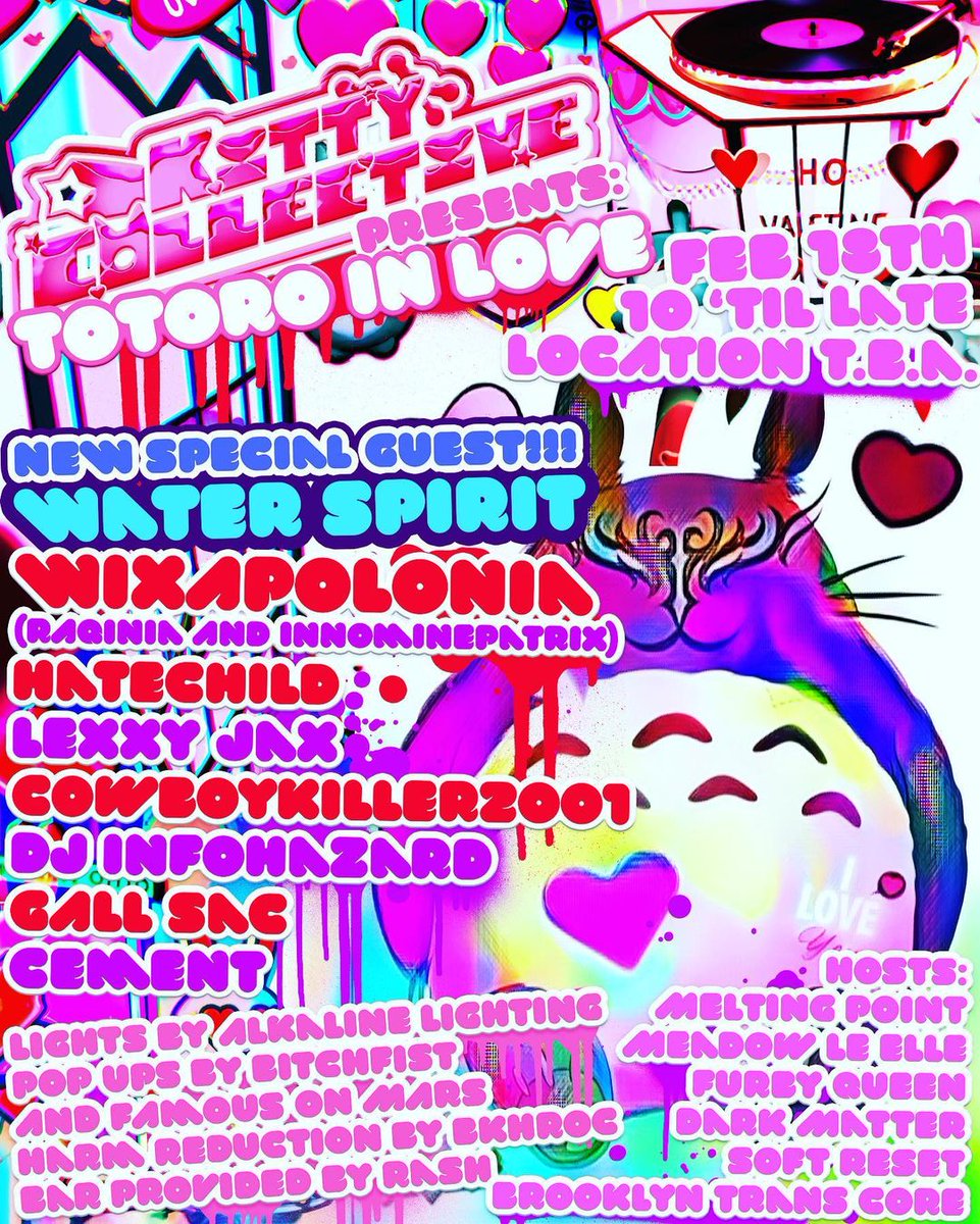 MidnightSnacks's tweet photo. Went to an insane Totoro themed warehouse rave in Brooklyn to see friend of the show @_WaterSpirit and the #wixapol girls from Poland, ended up impromptu closing out DJing b2b with @hersecretcastle at 6am playing 200bpm+ bangers ๐๐
๐๐๐น3๏ธโฃ @Hommarju "Distorted Romance" https://t.co/TsaDpLiUcu