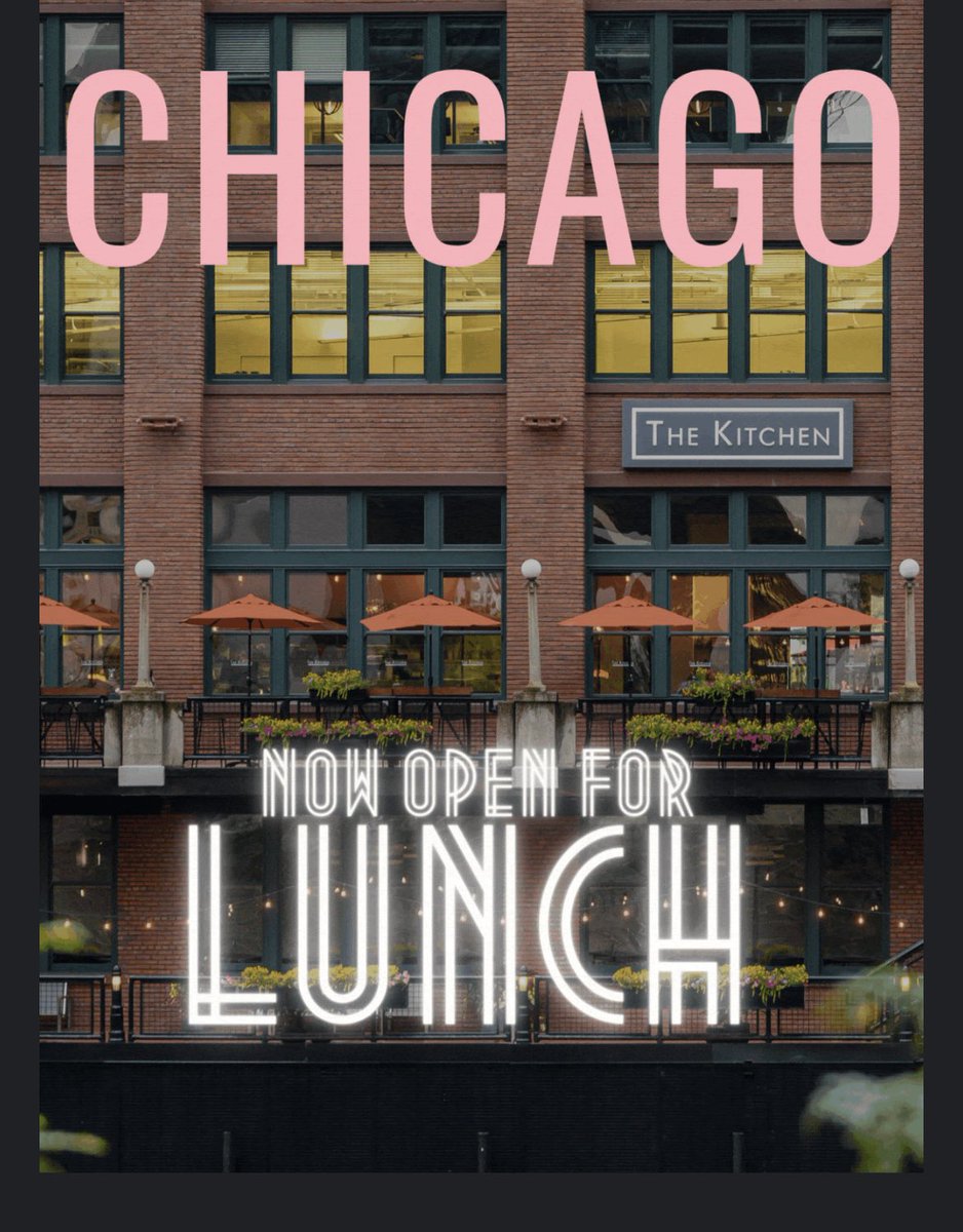 #CHICAGO Lunch is back @TheKitchen in River North. Join us! thekitchenbistros.com/location/the-k…