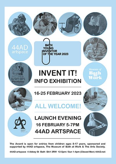 Studio44AD's tweet photo. We are at 44AD so excited to announce the return of Invent It! alongside @BathAtWork
Invent It! is aimed at inspiring children 8-17 years to create their own inventions.
Inventions will be featured at 44AD. With the chance to win an award.
#InventIt #Inventors #Bath #44AD https://t.co/5Yer3aTSIR